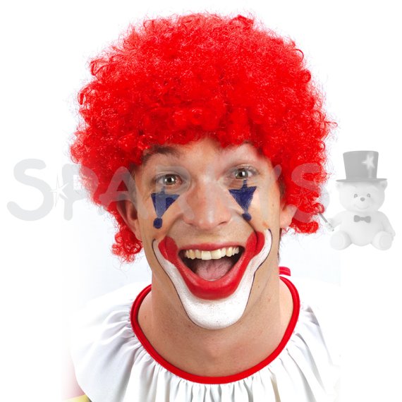 Paruka Klaun červená                    