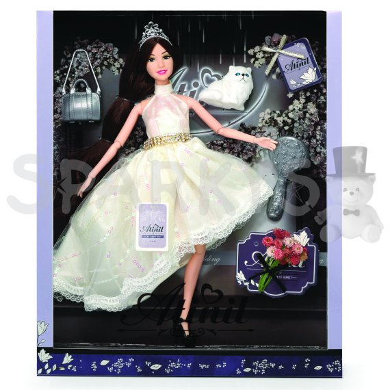 Panenka ve společenských šatech Atinil s doplňky 28 cm - 31451                    