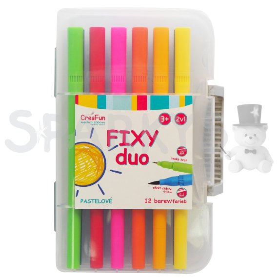 CreaFun - Fixy DUO 12 barev                    