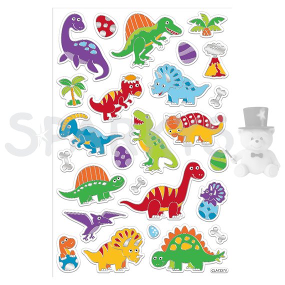 Samolepky 25 ks - DINO                    