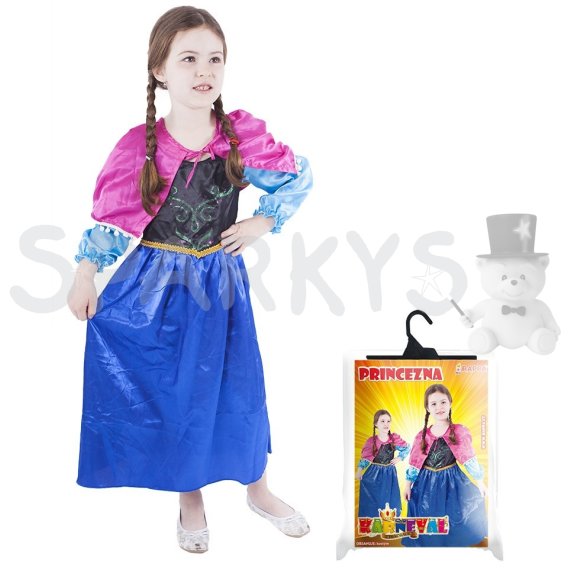 Dětský kostým princezna zimní království (M)                    
