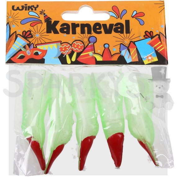 Set karneval - Prsty 5 ks                    