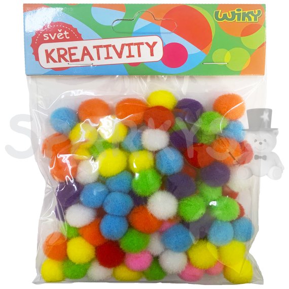 Pom pom 15mm, 100ks                    