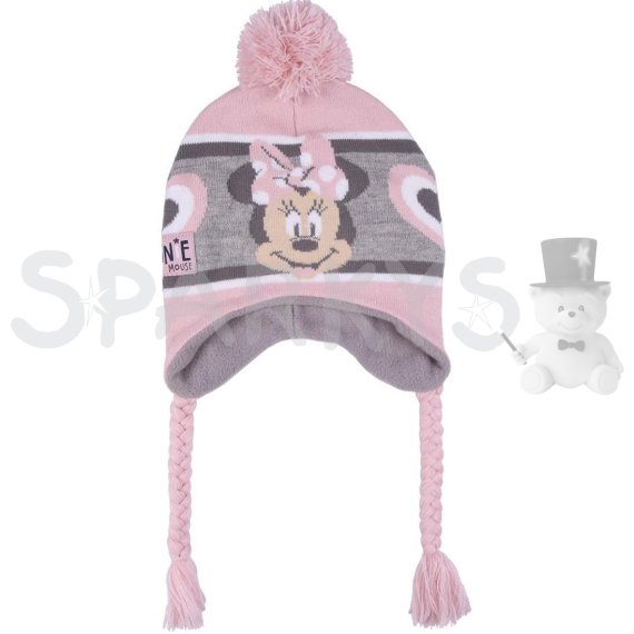 Cerdá - Zimní dětská čepice Minnie Mouse Laplander                    