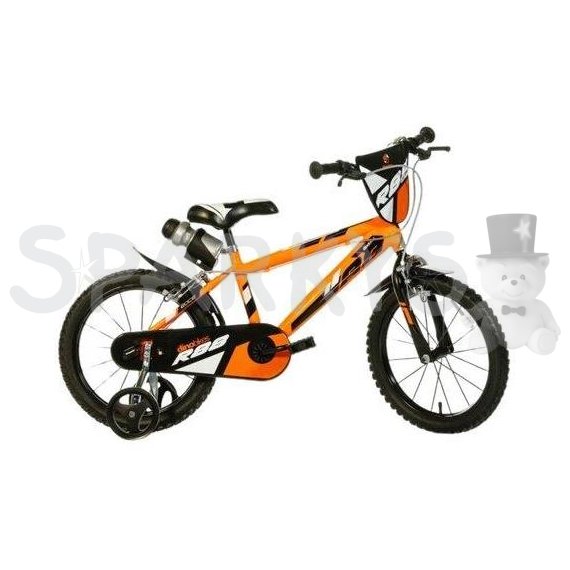DINO Bikes - Dětské kolo 16" - Oranžové                    