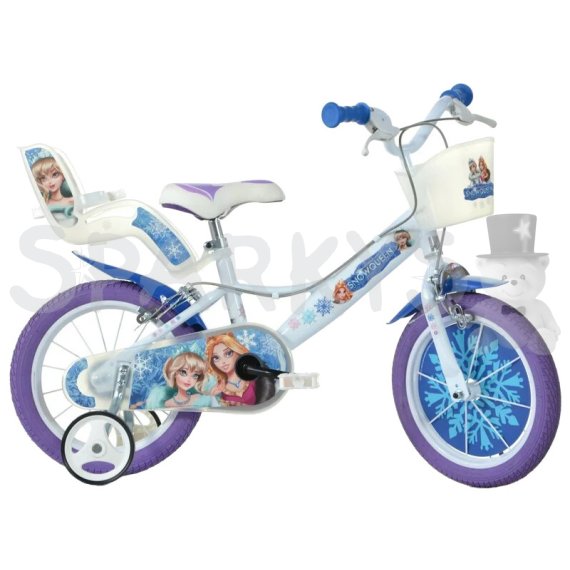 DINO Bikes - Dětské kolo 14" - Snow Queen 2022                    
