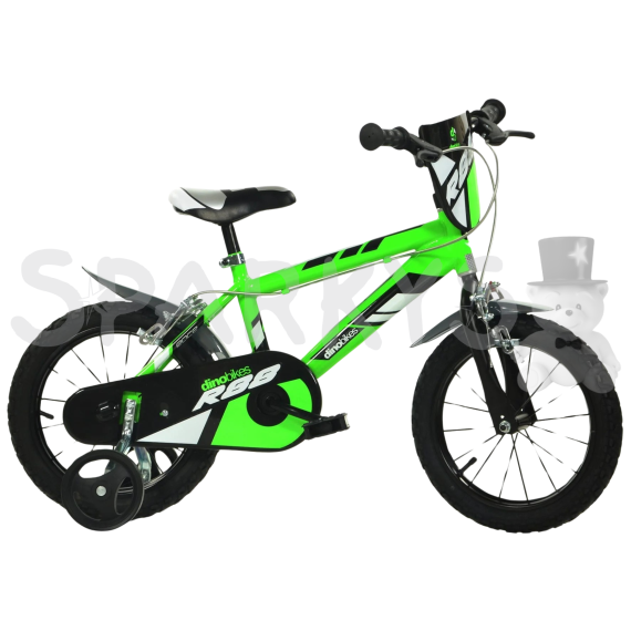 DINO Bikes - Dětské kolo 16" - Zelené 2017                    