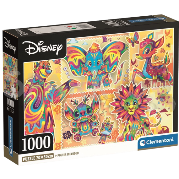 Clementoni - Puzzle 1000 Compact Disney Classic                    