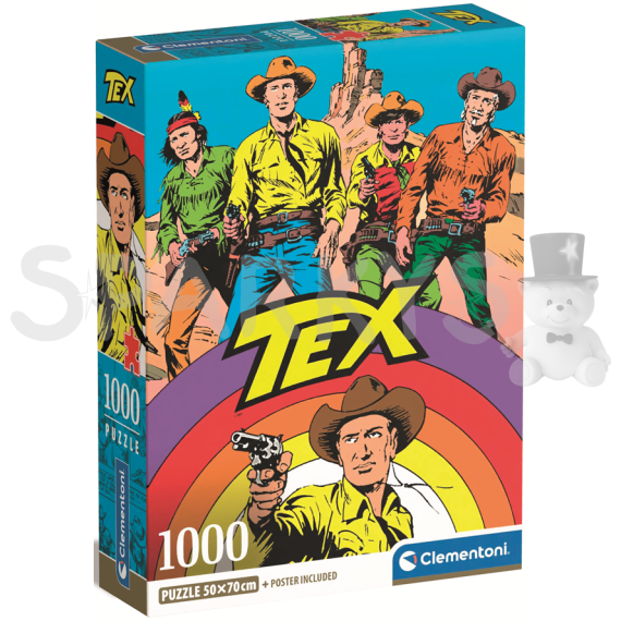 Clementoni - Puzzle 1000 Tex                    