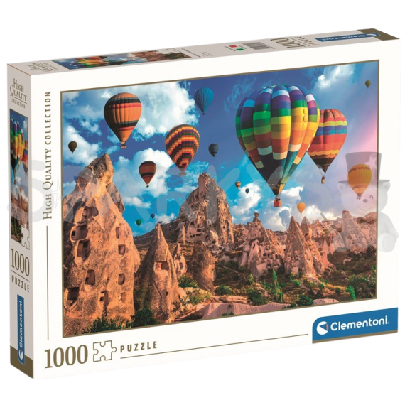 Clementoni - Puzzle 1000 Balóny v Kappadokii                    