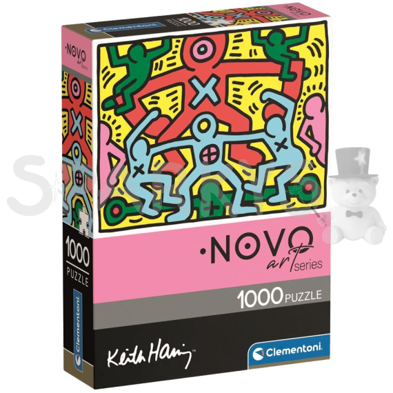 Clementoni - Puzzle 1000 Novo Art Series: Keith Haring 3                    