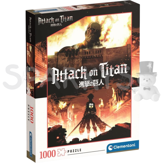 Clementoni - Puzzle Útok titánů (Attack on Titan) 1000 dílků                    