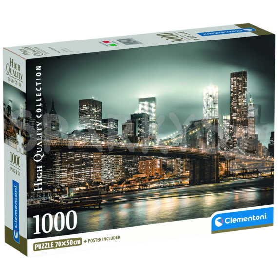 Clementoni - Puzzle 1000 New York skyline                    