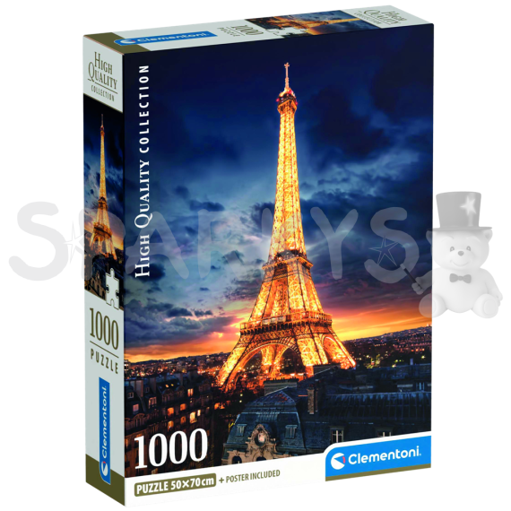 Clementoni - Puzzle 1000 Tour Eiffel                    