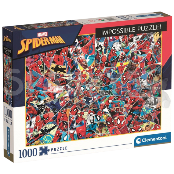 Clementoni - Puzzle 1000 Impossible: Spider-Man                    