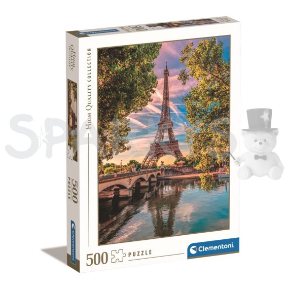 Clementoni - Puzzle 500 Podél řeky Seiny                    