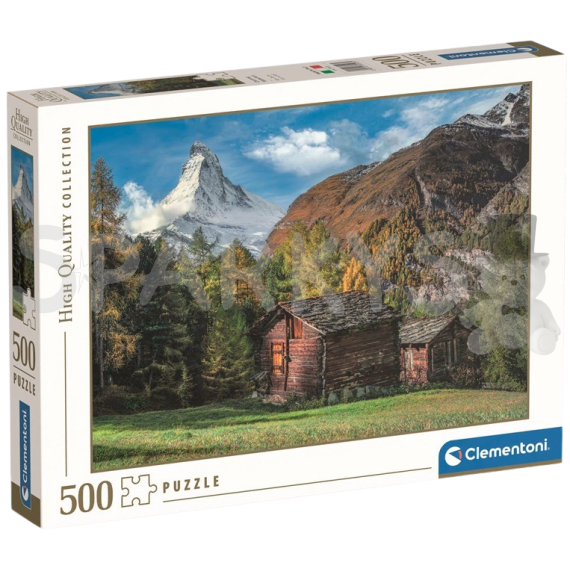 Clementoni - Puzzle 500 Nádherný Matterhorn                    