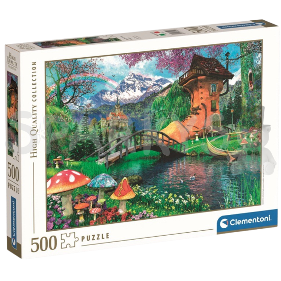 Clementoni - Puzzle 500 Starý dům BOTA                    