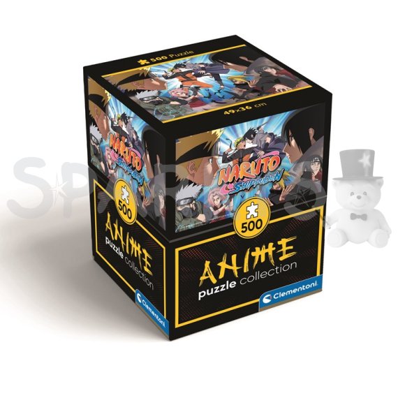 Clementoni - Puzzle 500 Anime Cube Naruto Shippuden II                    