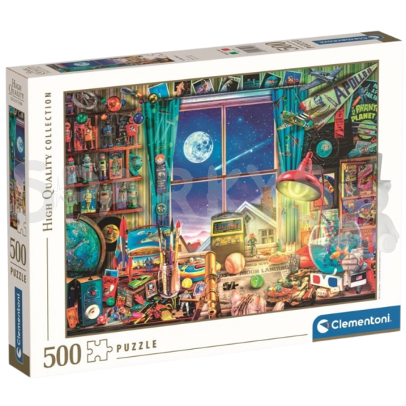 Clementoni - Puzzle 500 Na měsíc                    