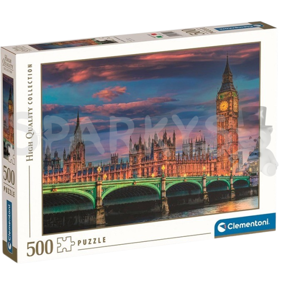 Clementoni - Puzzle 500 Londýnský parlament                    