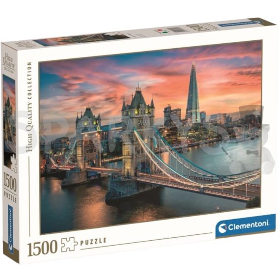 Clementoni - Puzzle 1500 Londýn za soumraku                    