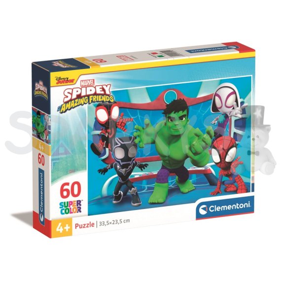 Clementoni - Puzzle 60 Marvel Spidey                    