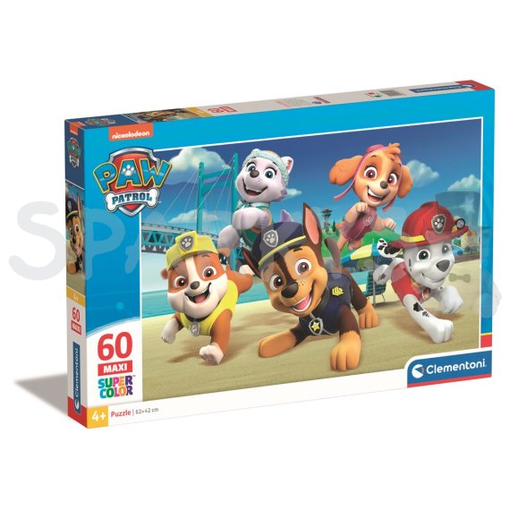 Clementoni - Puzzle 60 maxi Tlapková Patrola                    