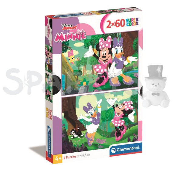 Clementoni - Puzzle 2x60 Disney Minnie                    