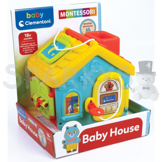 Baby Clementoni - Montessori - Domeček pro nejmenší                    