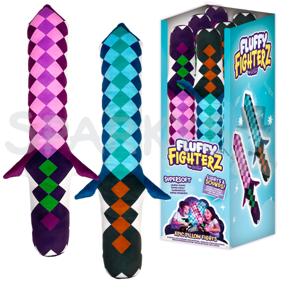 Fluffy Fighterz: Svítící plyšový meč Pixel - více druhů                    
