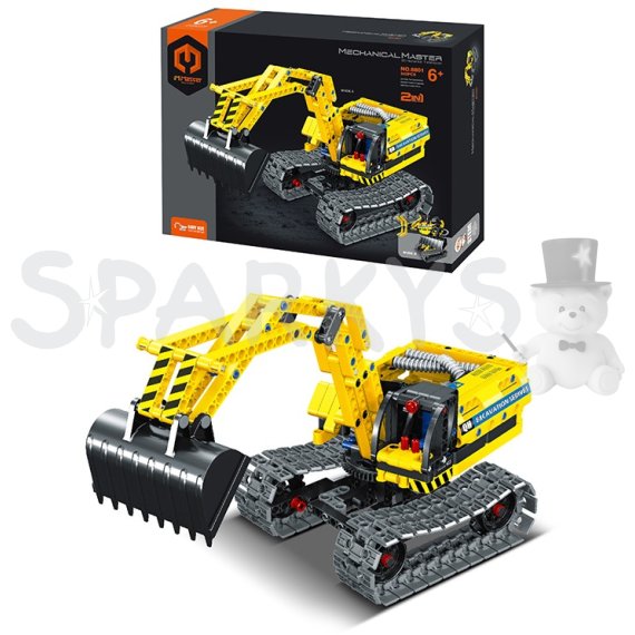 MECHANICAL MASTER - Stavebnice Pásový bagr 342 ks                    