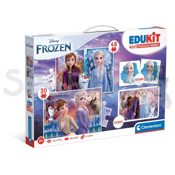 Vzdělávací hry - Edukit 4v1 Frozen                    