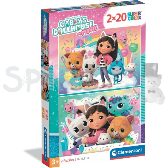 Puzzle 2x20 Gábinin kouzelný domek                    