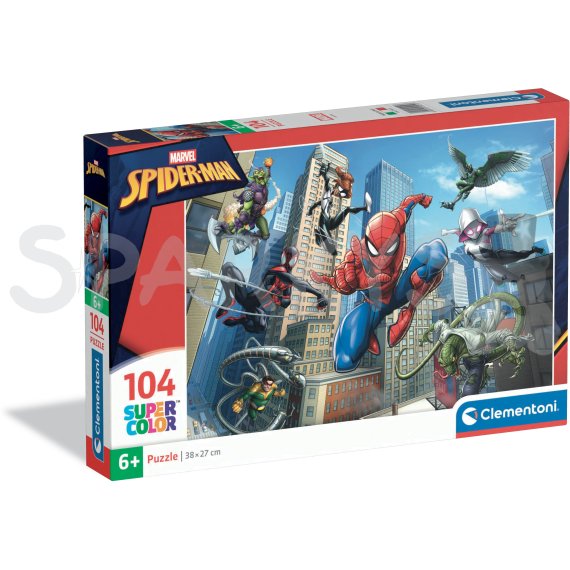 Clementoni - Puzzle 104 Spider-Man                    