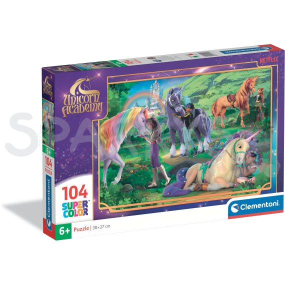 Clementoni - Puzzle 104 Jednorožčí akademie - 2                    