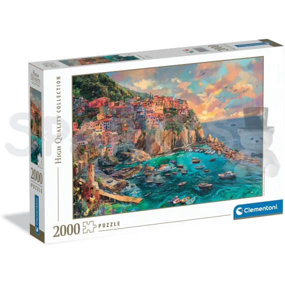 Clementoni - Puzzle 2000 Malovaná Manarola                    