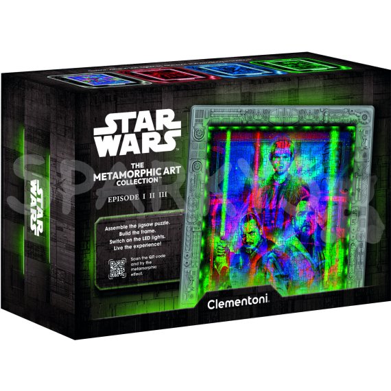 Puzzle 520 Metamorfní: Star Wars Ep. I-III                    