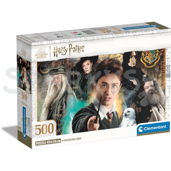 Clementoni - Puzzle 500 Harry Potter                    