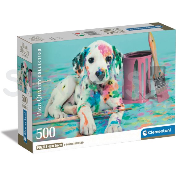 Clementoni - Puzzle 500 Veselý dalmatin                    