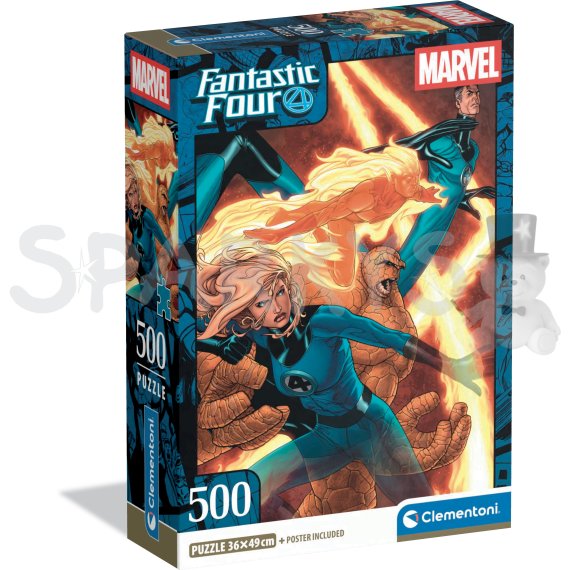 Clementoni - Puzzle 500 Fantastická 4                    
