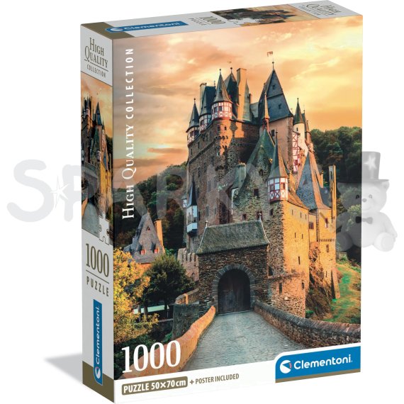 Puzzle 1000 Zlatá hodina na hradě Eltz                    