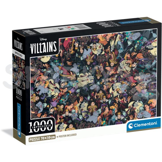 Puzzle 1000 Disney Zlosynové (Villains)                    