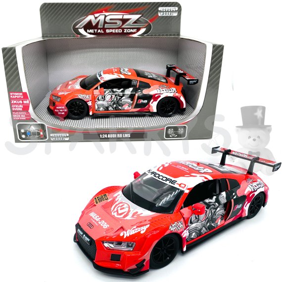 Kovový model - 1:24 Audi R8 LMS se světlem a zvukem                    