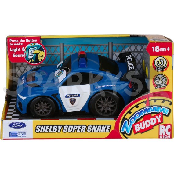 R/C Policejní auto Ford Mustang Shelby Super Snake se světly a zvuky (2.4 GHz)                    