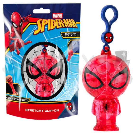 Marvel Spider-man - Mačkací přívěsky s klipem - více druhů                    