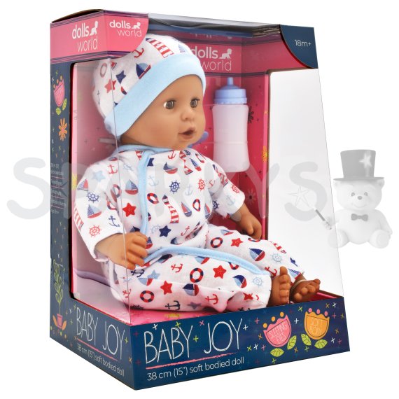 Dolls World - Miminko Baby Joy BLUE - 38 cm                    