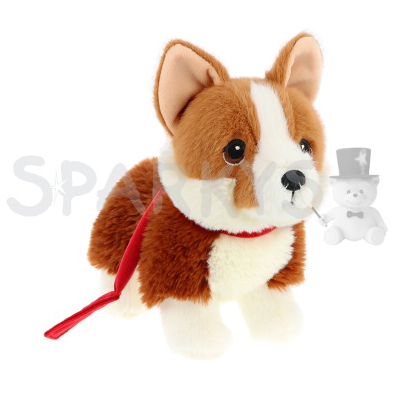 Keeleco Corgi na vodítku 23 cm                    
