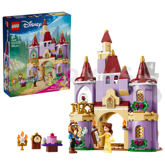 LEGO® │ Disney 43289 Kráska a zvíře: Začarovaný zámek                    
