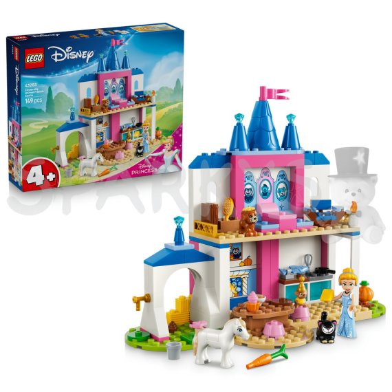 LEGO® │ Disney 43283 Popelčin zámek a její zvířecí přátelé                    
